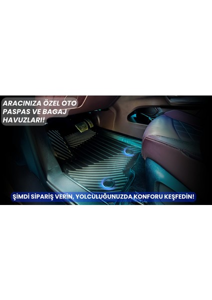 Hyundai Bayon 3D Havuzlu Oto Paspas ve Bagaj Havuzu Dizayn Seti fırsatları