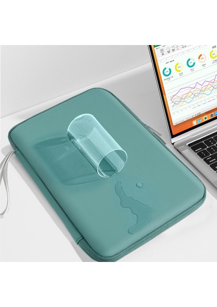 Dizüstü Tablet Kılıfı 7.9inç Suya Dayanıklı Bilgisayar Çantası El Çantası-Siyahımsı Yeşil (Yurt Dışından) modelleri