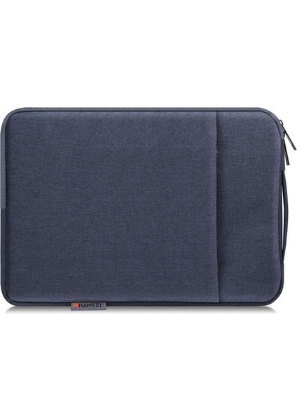 Haweel HWL7019 12,5-13,5 Inç MacBook 12 Inç Retina Ekranlı (2015)/MACBOOK Air 13 Inç (2022)/(2020)/(2018) Saplı Çizilmez Taşıma Çantası Koruyucu Kol Çantası-Mavi (Yurt Dışından)