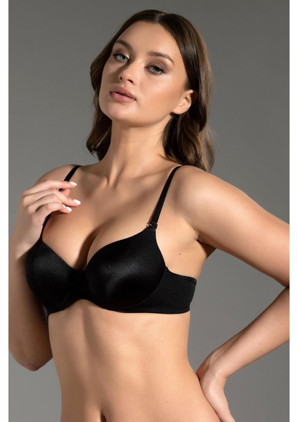 Basic B Cup Destekli Sütyen | Siyah 7015 modelleri