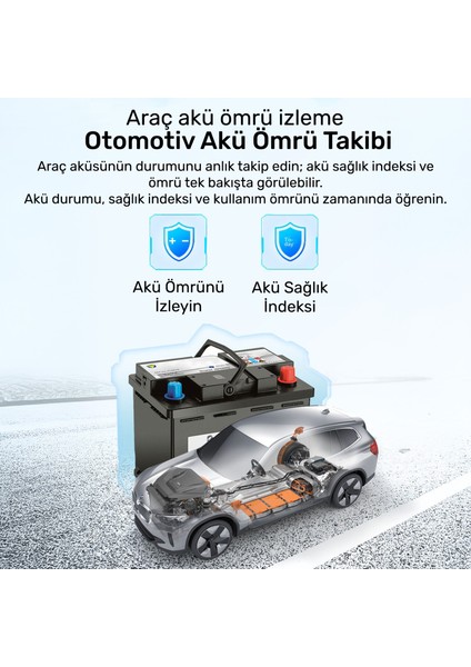 Türkçe Obdıı/eobd+Can Modlu Hata Hafızalı Araç Arıza Tespit/silme Cihazı