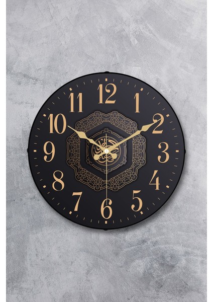 36 cm Gerçek Bombe Cam Duvar Saati, Sessiz Mekanizma, Şık ve Modern Tasarım