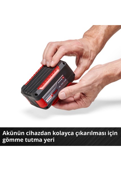 PXC Twinpack 5.2 Ah Power X-Change Akü (Li-Ion, 18 V, 2 x 5.2 Ah, Tüm Power X-Change cihazları ile uyumlu, Aktif Akü Yönetim Sistemi, Özel Şarj Döngüleri) - 4511526