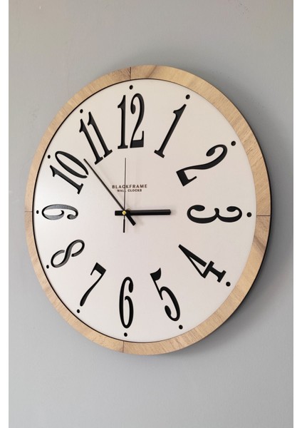 Şık 45CM Gri Duvar Saati, Modern ve Hafif Tasarım modelleri