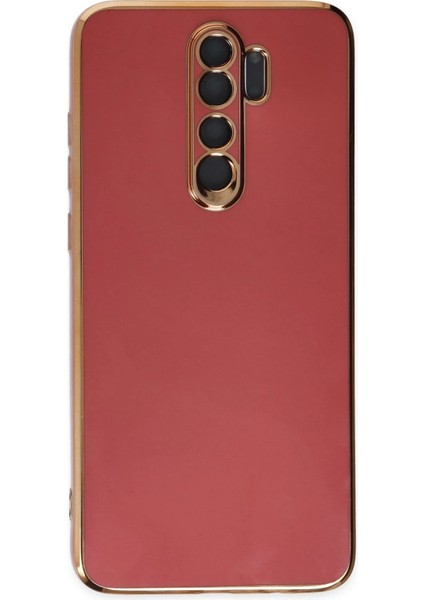 Xiaomi Redmi Note 8 Pro Kılıf Volet Silikon - Kırmızı Drstr