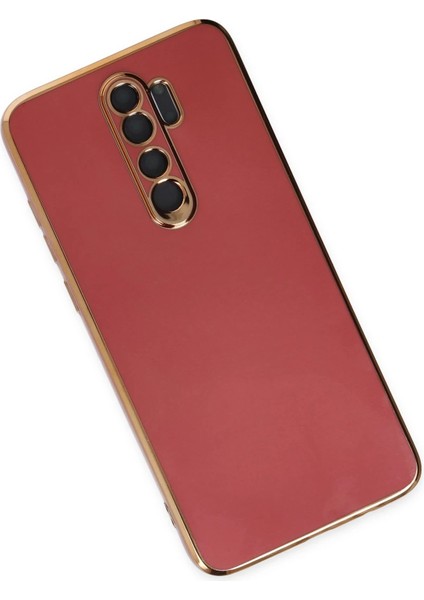 Xiaomi Redmi Note 8 Pro Kılıf Volet Silikon - Kırmızı Drstr