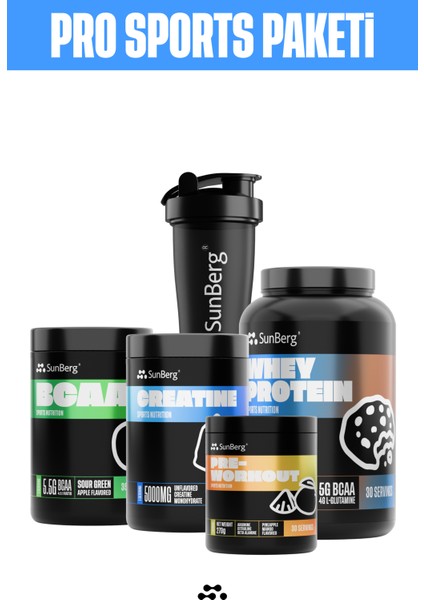 Pro Sports Paketi I Kurabiye & Mango Ananas & Yeşil Elma