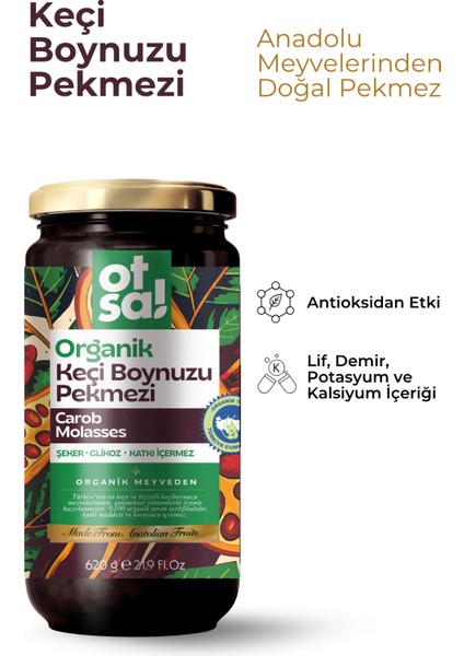 Organik Keçi Boynuzu Pekmezi 620 gr