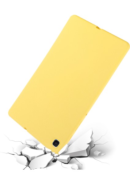 Samsung Galaxy Tab S6 Lite (2020)/(2022)/(2024) Kılıf Sıvı Silikon Çizilmeye Dayanıklı Tablet Kılıfı-Sarı (Yurt Dışından) fırsatları