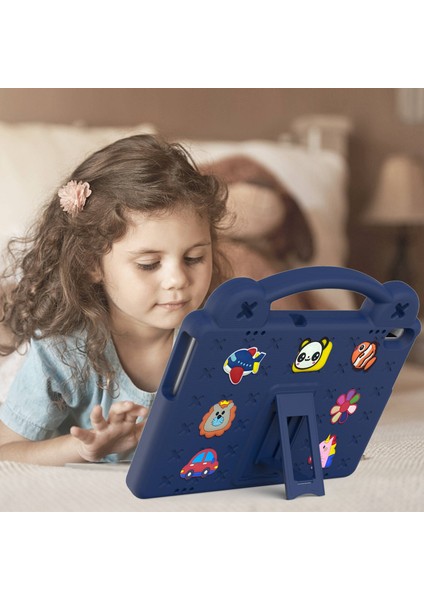 Lenovo Yoga Tab5 YT-X705F 10.1 Inç/lenovo Tab M10 TB-X605F/TB-X505/HUAWEI Mediapad T5 10.1 Eva Kılıf Koruyucu Tablet Kılıfı Darbeye Dayanıklı Kılıf Destekli-Lacivert (Yurt Dışından) indirimleri