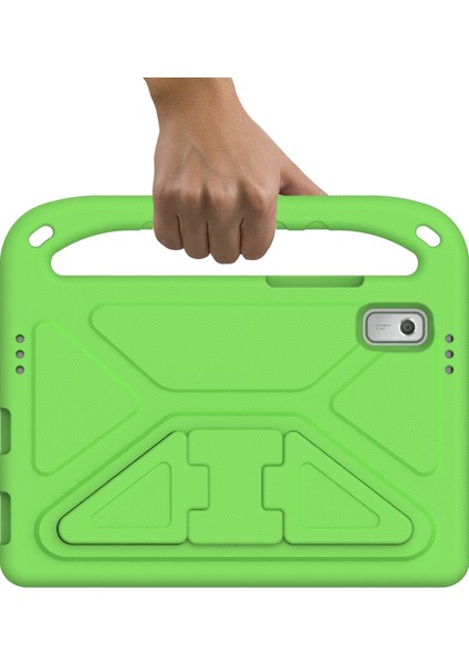 Lenovo Tab M9 Kickstand Tablet Kılıfı El Tutacağı Eva Darbeye Dayanıklı Kapak-Yeşil (Yurt Dışından) fırsatları