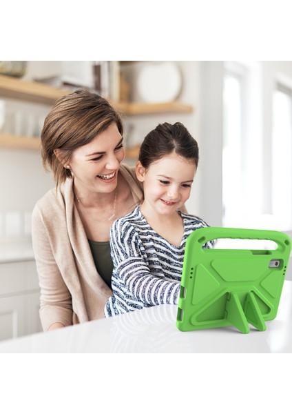 Lenovo Tab M9 Kickstand Tablet Kılıfı El Tutacağı Eva Darbeye Dayanıklı Kapak-Yeşil (Yurt Dışından) indirimleri