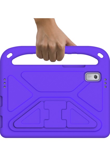 Lenovo Tab M9 Kickstand Tablet Kılıfı El Tutacağı Eva Darbeye Dayanıklı Kapak-Mor (Yurt Dışından) fırsatları