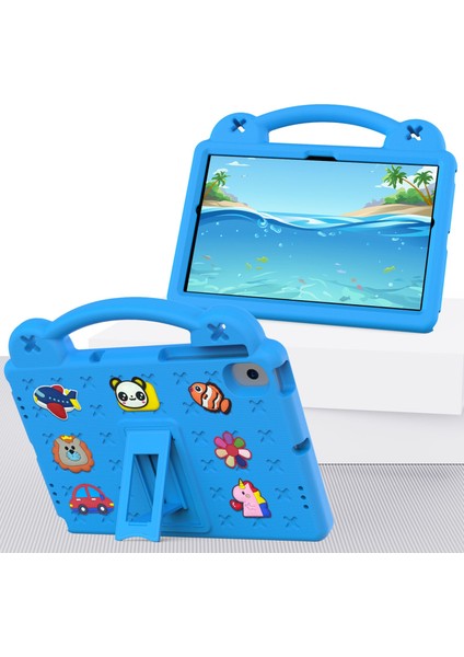 Samsung Galaxy Tab A8 10.5 (2021)/(2022) Taşınabilir Eva Kılıf Darbeye Dayanıklı Tablet Kılıfı Çizilmez Kılıf Destekli-Mavi (Yurt Dışından) fırsatları