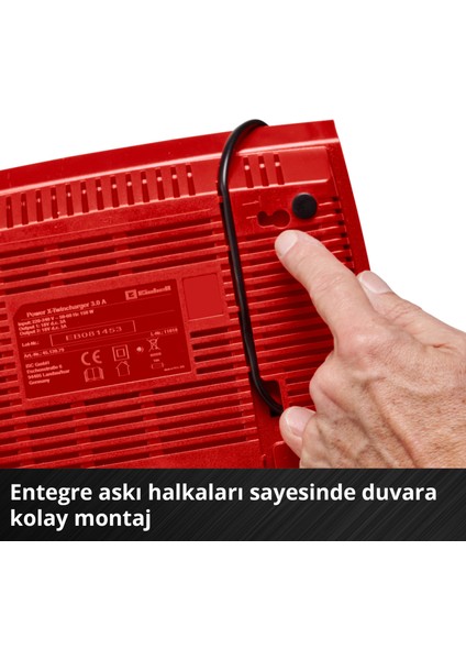 Orijinal Einhell Power X-Change Başlangıç Kiti Akü ve Şarj Cihazı (Li-Ion, 18 V, 2 x 4.0 Ah Akü ve Twincharger şarj cihazı, Tüm Power X-Change cihazları ile uyumlu) - 4512112