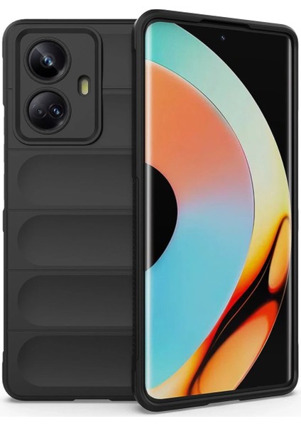 Realme 10 Pro 5g Kılıf Optimum Silikon - Siyah Drstr