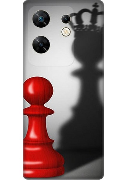 Infinix Zero 30 4g Uyumlu Piyonun Taçlı Hayali Desenli Silikon Kılıf