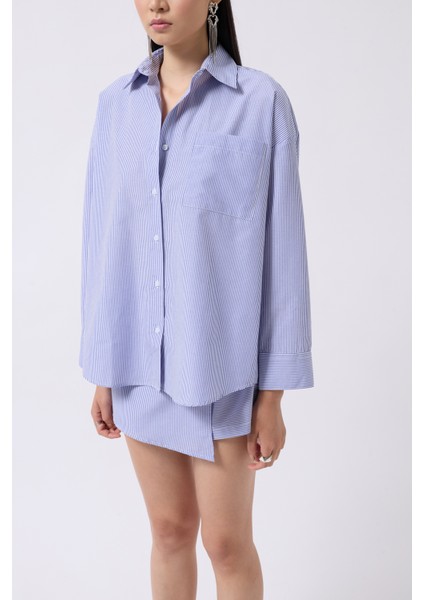 Anvelop Detay Lacivert Gömlek fırsatları