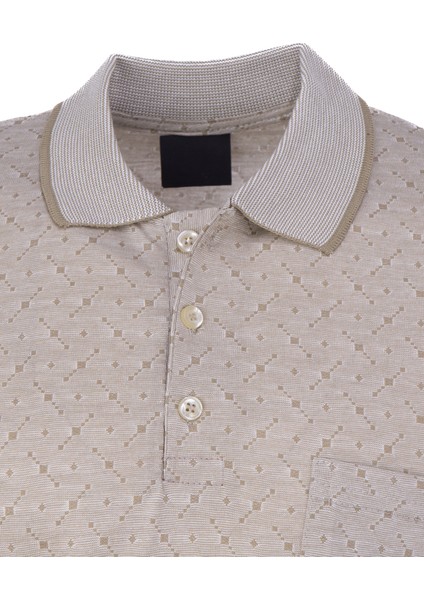 Erkek T-Shirt Yazlık Cepli Kısa Kollu Modern Jakarlı Karelli Model Rahat Kesim Pamuklu Kumaş fırsatları