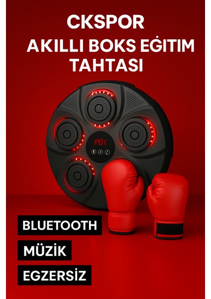 Akıllı Boks Eğitim Tahtası Boks Egzersiz Aleti Bluetooth Bağlantılı Boks Çalışma Aleti CKS454