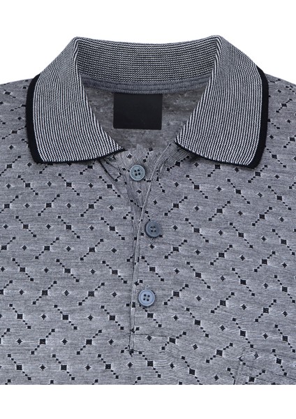 Erkek T-Shirt Yazlık Cepli Kısa Kollu Modern Jakarlı Karelli Model Rahat Kesim Pamuklu Kumaş fırsatları