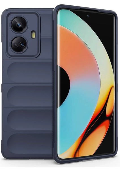 Realme 10 Pro 5g Kılıf Optimum Silikon - Lacivert Drstr