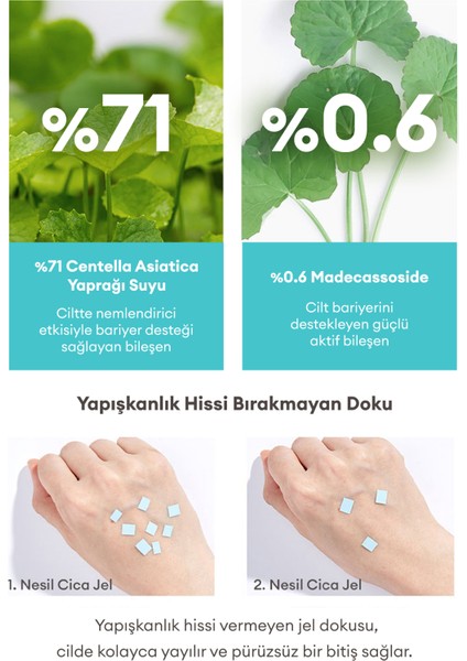 Hassas ve Yıpranmış Ciltlere Yoğun Nem ve Bakım Sunan Jel Krem 50ml A'PIEU Madecassoside Gel 2X