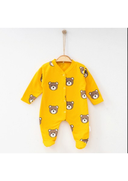 Sevimli Ayıcık Baskılı3'lü Set Unisex Bebek Tulum fiyatları