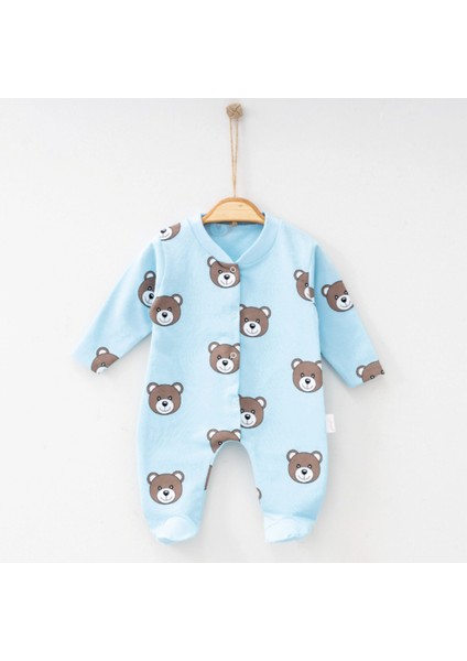 Sevimli Ayıcık Baskılı3'lü Set Unisex Bebek Tulum fırsatları