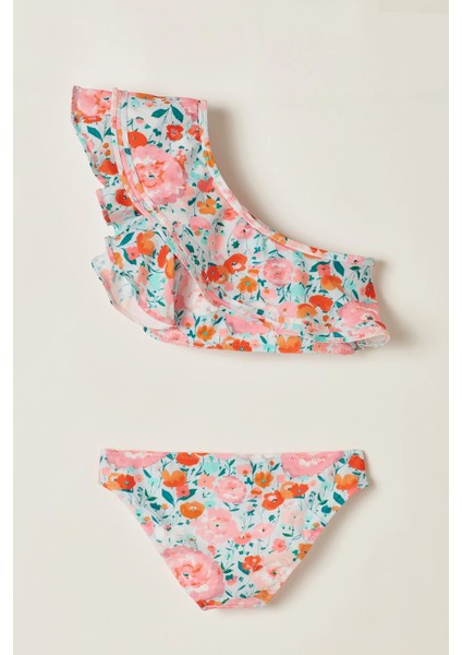 Coral Garden Tek Omuzlu Bikini