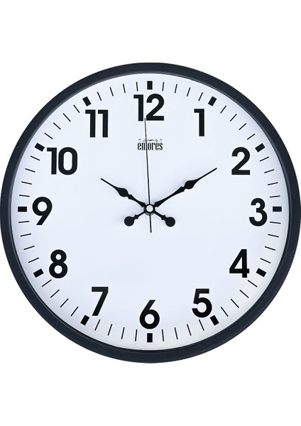37 cm Dekoratif Cam Mekanizma Sessiz Duvar Saati, Siyah indirimleri
