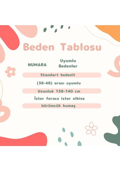 Kadın Tesettür Kap Ferace & Tunik Olarak Kullanılabilir