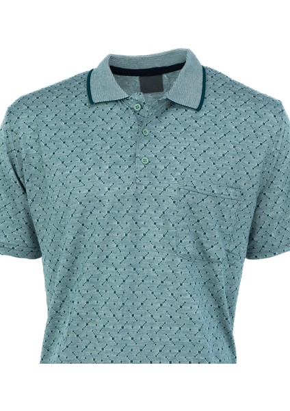 Erkek T-Shirt Yazlık Cepli Kısa Kollu Modern Jakarlı Karelli Model Rahat Kesim Pamuklu Kumaş fiyatları