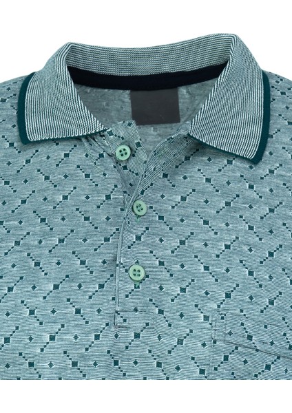 Erkek T-Shirt Yazlık Cepli Kısa Kollu Modern Jakarlı Karelli Model Rahat Kesim Pamuklu Kumaş fırsatları