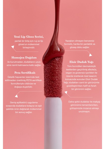 Lip Gloss Peachy | Dudak Parlatıcısı Nemlendirici Etkili fiyatları