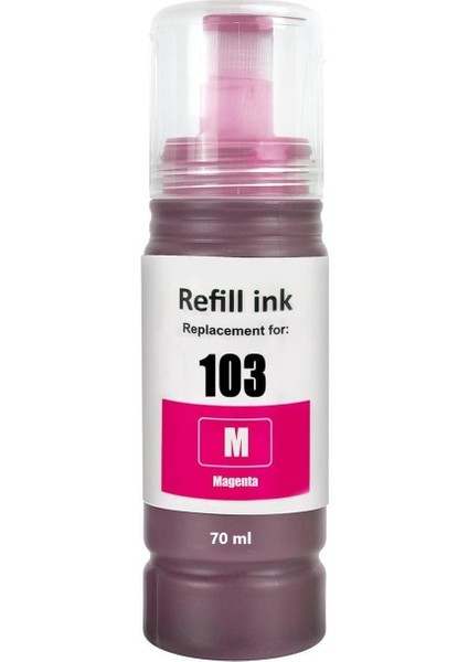 Ecotank L3266,L5190,L5290,L3296 Yazıcı Uyumlu 4 Renk Muadil Mürekkep Seti