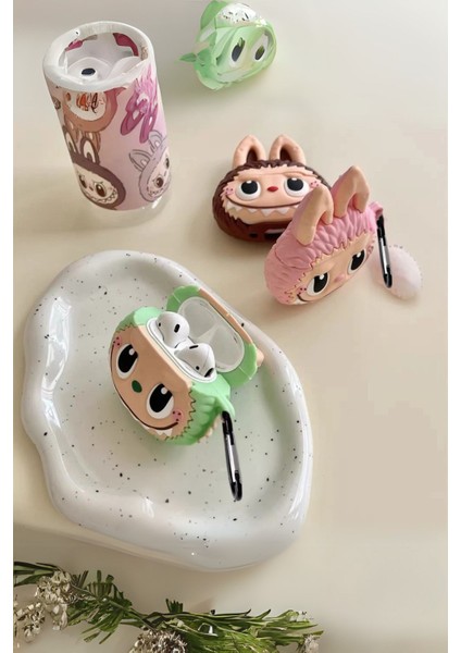 Labubu Airpods Pro 2 Nesil Uygulanabilir Apple Kulaklık Kılıfı Silikon Koruyucu Kılıfı modelleri