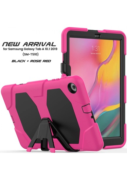 Samsung Galaxy T510 Tab A 10.1 Kılıf Griffin Tablet Kapak - Pembe Drstr