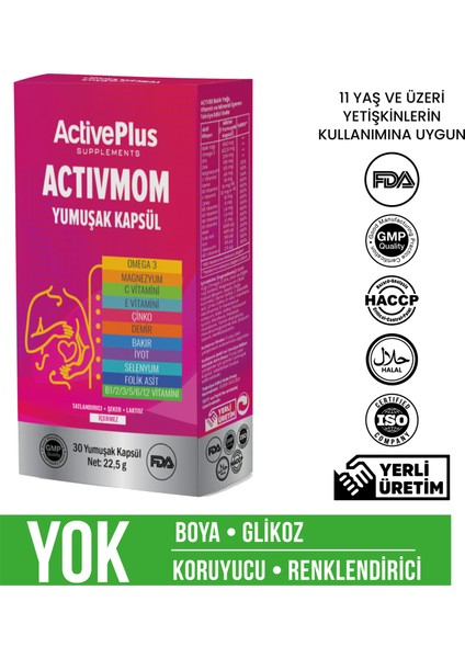 Activmom 30 Kapsül