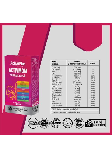 Activmom 30 Kapsül fırsatları