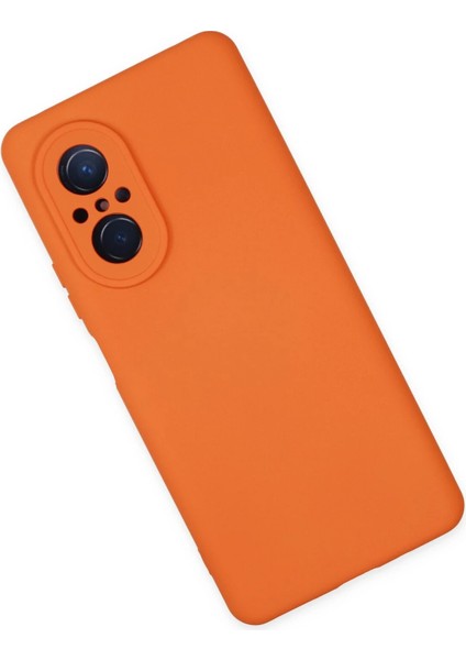 Huawei Nova 9 Se Kılıf Nano Içi Kadife Silikon - Turuncu Drstr modelleri
