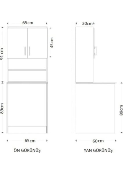 Çamaşır Makinesi Üstü Çok Amaçlı Banyo Dolabı Kapaklı ve Raflı, Depolama Alanı, Modern Tasarım Dolapçamaşır Makinesi Üstü Çok Amaçlı Banyo Dolabı Kapaklı ve Raflı, Depolama Alanı, Modern Tasarım Dolap
