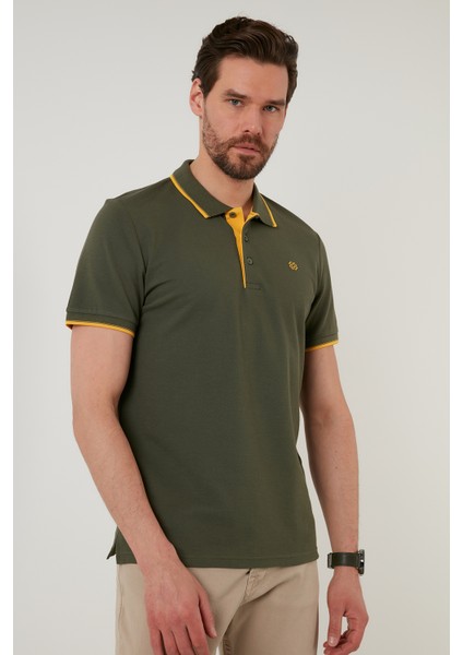 % 100 Pamuk Düğmeli Regular Fit Polo Yaka T Shirt Erkek POLO YAKA T SHİRT 5902118