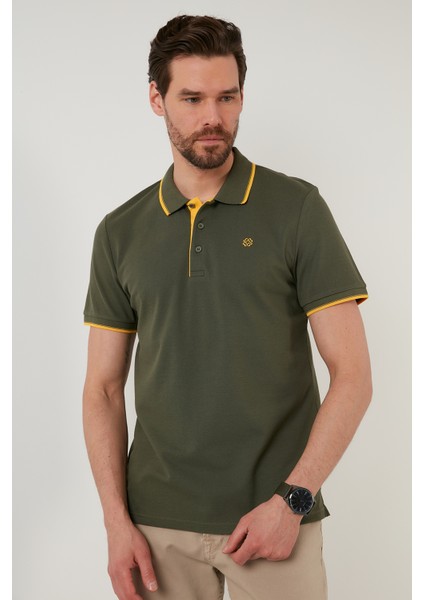 % 100 Pamuk Düğmeli Regular Fit Polo Yaka T Shirt Erkek POLO YAKA T SHİRT 5902118