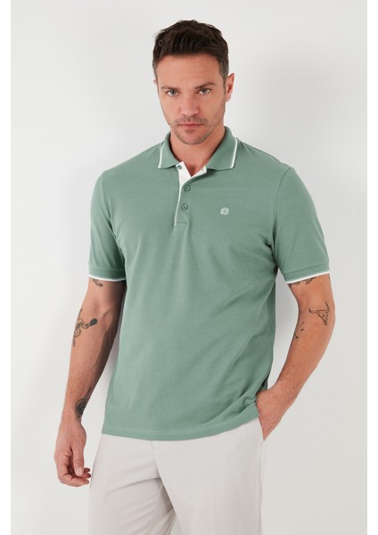 % 100 Pamuk Düğmeli Slim Fit Polo Yaka T Shirt Erkek Polo Yaka T Shirt 5902118 modelleri
