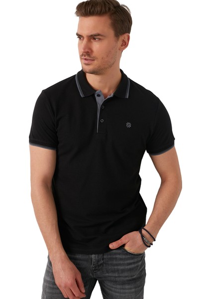% 100 Pamuk Düğmeli Regular Fit Polo Yaka T Shirt Erkek POLO YAKA T SHİRT 5902118 fırsatları