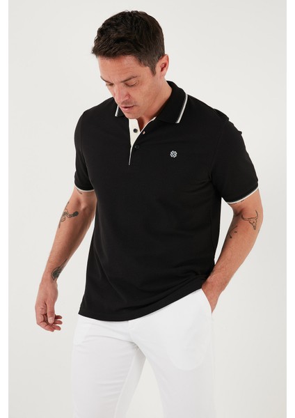 % 100 Pamuk Düğmeli Regular Fit Polo Yaka T Shirt Erkek POLO YAKA T SHİRT 5902118