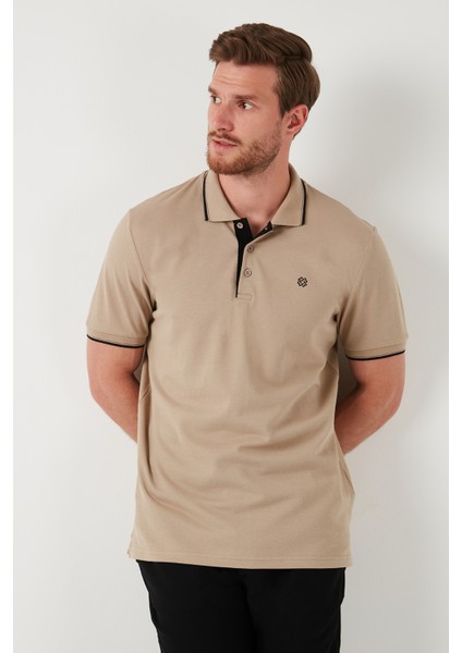 % 100 Pamuk Düğmeli Regular Fit Polo Yaka T Shirt Erkek POLO YAKA T SHİRT 5902118