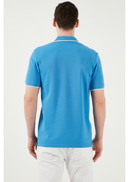 % 100 Pamuk Düğmeli Regular Fit Polo Yaka T Shirt Erkek POLO YAKA T SHİRT 5902118