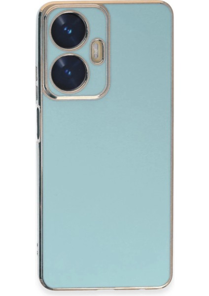 Realme C55 Kılıf Volet Silikon - Açık Yeşil Drstr